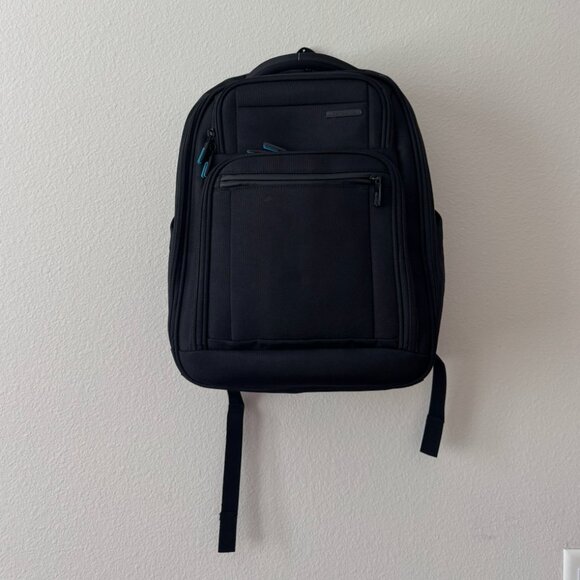 Samsonite Laptop Backpack – Black, Multi-Pocket Travel/Work Bag - Picture 1 of 5
